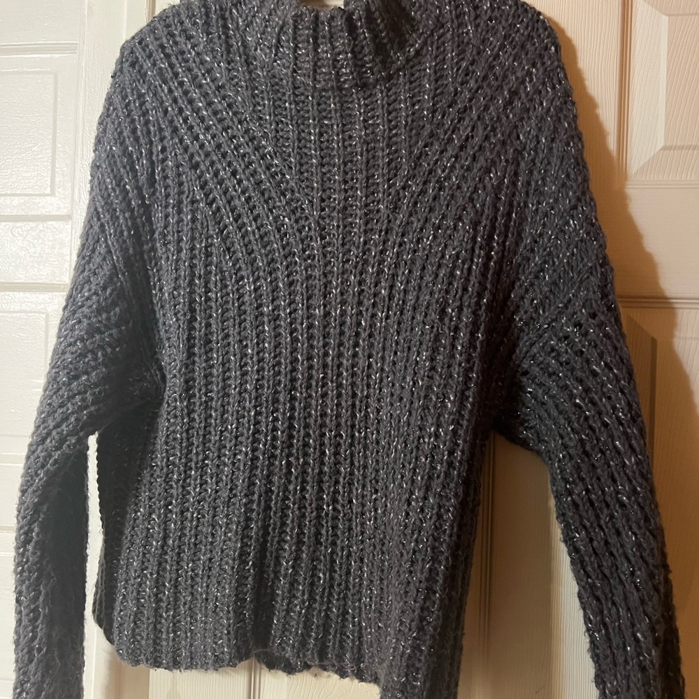 Cozy Black Knit Sweater